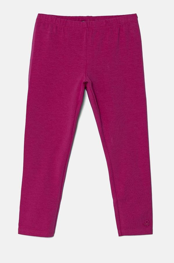 United Colors of Benetton Dječje tajice United Colors of Benetton boja: ružičasta, bez uzorka