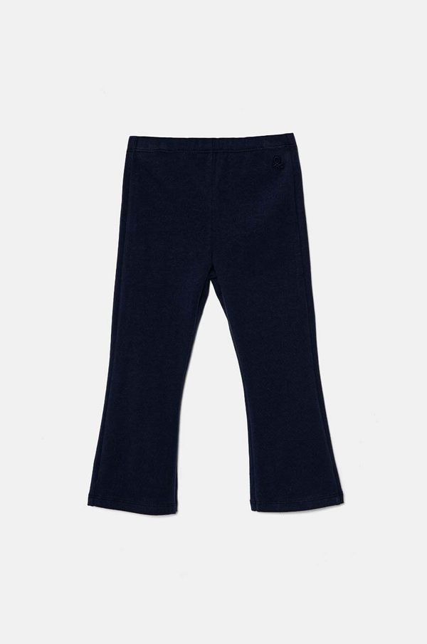 United Colors of Benetton Dječje tajice United Colors of Benetton boja: tamno plava, bez uzorka, 3DKEGF028