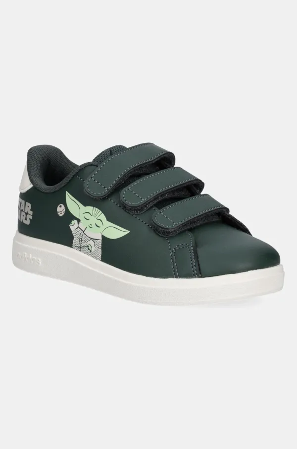 adidas Dječje tenisice adidas ADVANTAGE MANDALORIAN boja: zelena, IH6253