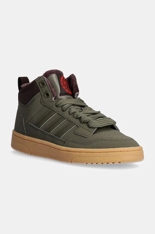 adidas Dječje tenisice adidas RAPID COURT MID WINTERIZED boja: zelena, JR2813