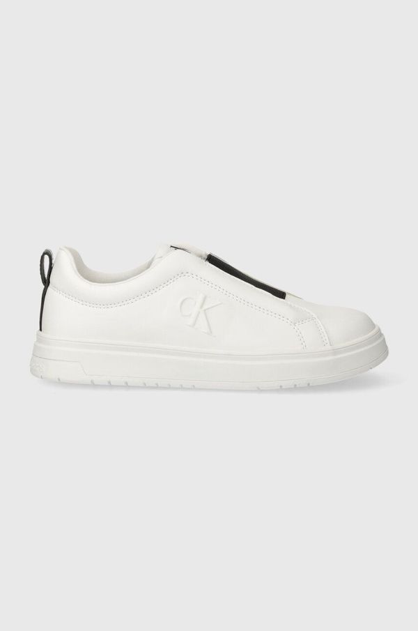 Calvin Klein Jeans Dječje tenisice Calvin Klein Jeans boja: bijela