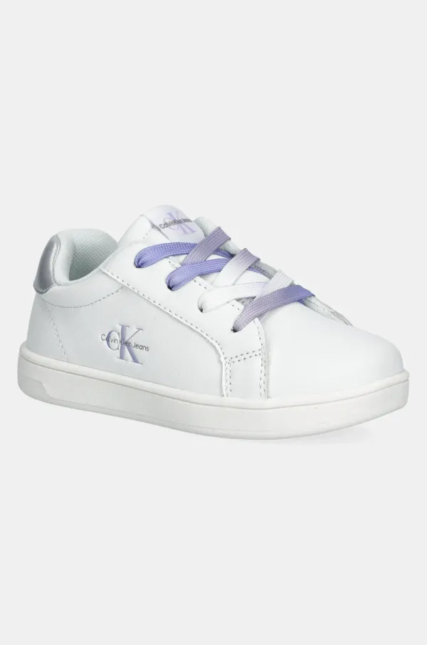 Calvin Klein Jeans Dječje tenisice Calvin Klein Jeans boja: bijela, V1A9-82009