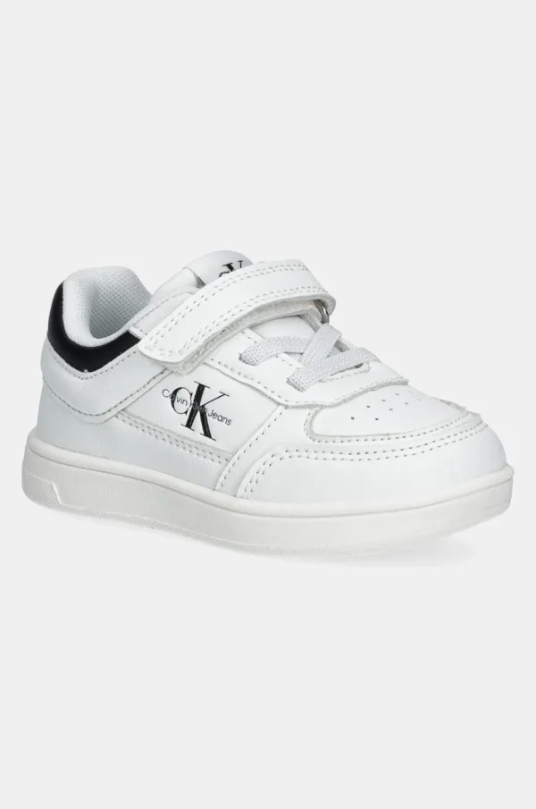 Calvin Klein Jeans Dječje tenisice Calvin Klein Jeans boja: bijela, V1X9-82077