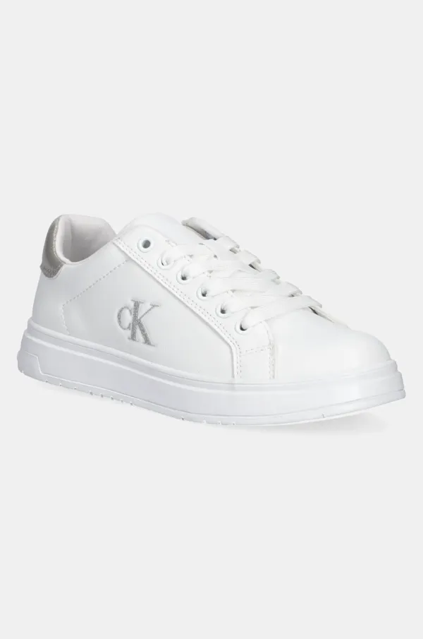 Calvin Klein Jeans Dječje tenisice Calvin Klein Jeans boja: bijela, V3A9-82013