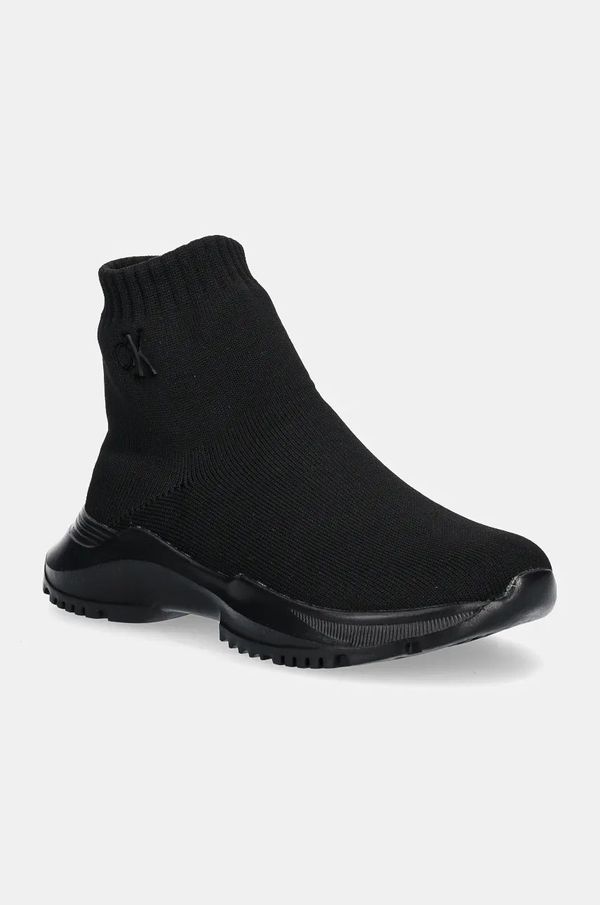 Calvin Klein Jeans Dječje tenisice Calvin Klein Jeans boja: crna, V3A9-81000