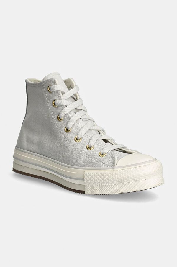 Converse Dječje tenisice Converse CHUCK TAYLOR ALL STAR EVA LIFT boja: siva, A10382C