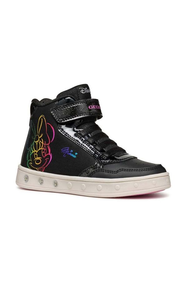 Geox Dječje tenisice Geox SKYLIN Minnie boja: crna, J468WE.011KN
