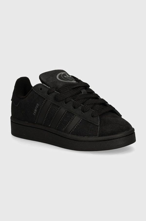 adidas Originals Dječje tenisice od brušene kože adidas Originals CAMPUS 00s boja: crna, JI4395