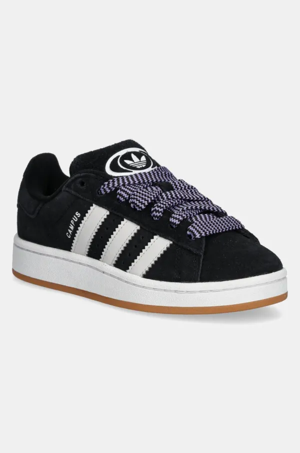 adidas Originals Dječje tenisice od brušene kože adidas Originals CAMPUS 00s boja: crna, JP7621