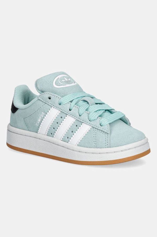 adidas Originals Dječje tenisice od brušene kože adidas Originals CAMPUS 00s boja: tirkizna, JP5511