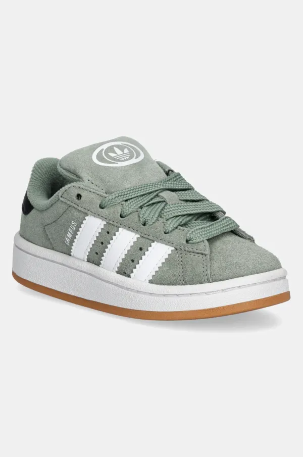 adidas Originals Dječje tenisice od brušene kože adidas Originals CAMPUS 00s boja: zelena, JP5509