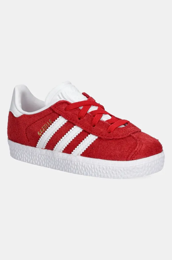 adidas Originals Dječje tenisice od brušene kože adidas Originals GAZELLE boja: crvena, IH0362