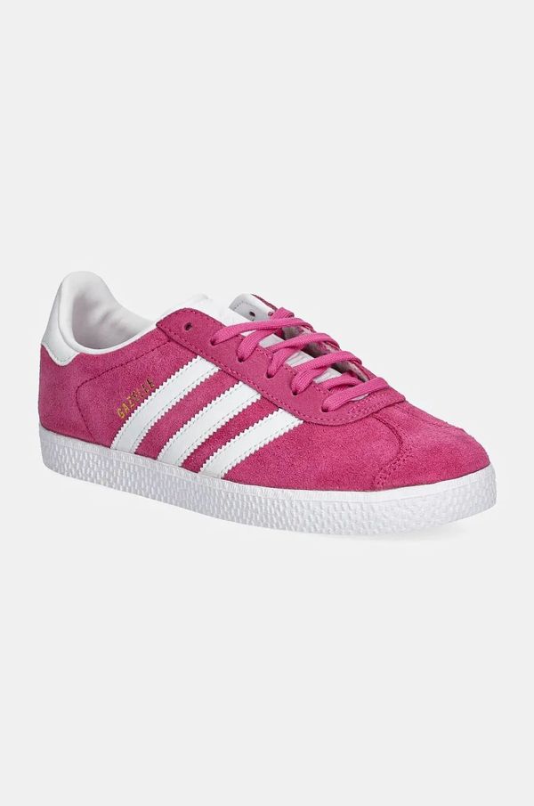 adidas Originals Dječje tenisice od brušene kože adidas Originals GAZELLE boja: ružičasta, IF9801