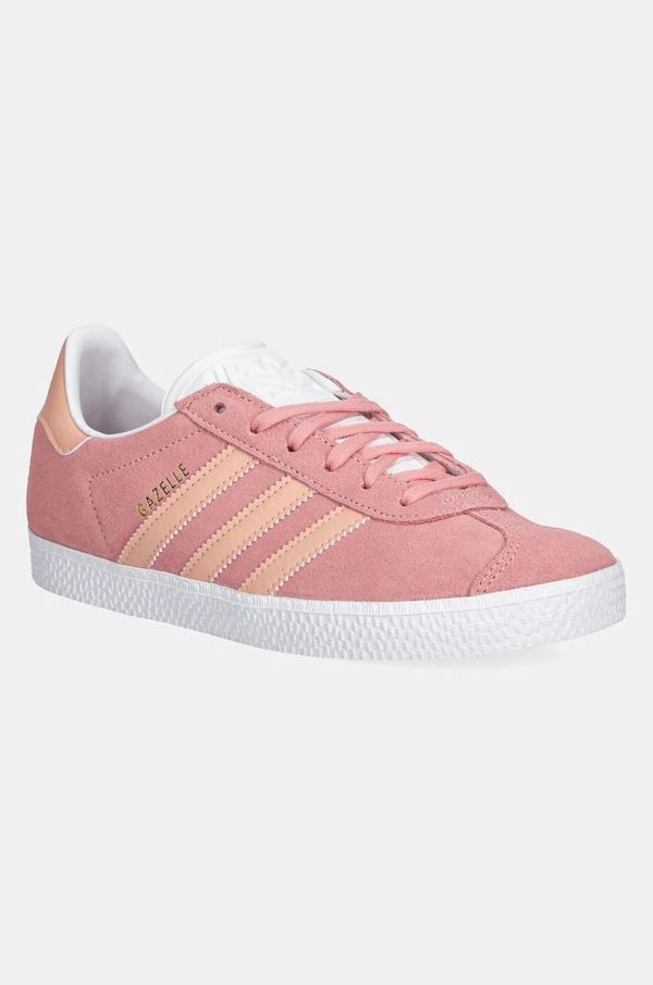 adidas Originals Dječje tenisice od brušene kože adidas Originals GAZELLE boja: ružičasta, JP5541