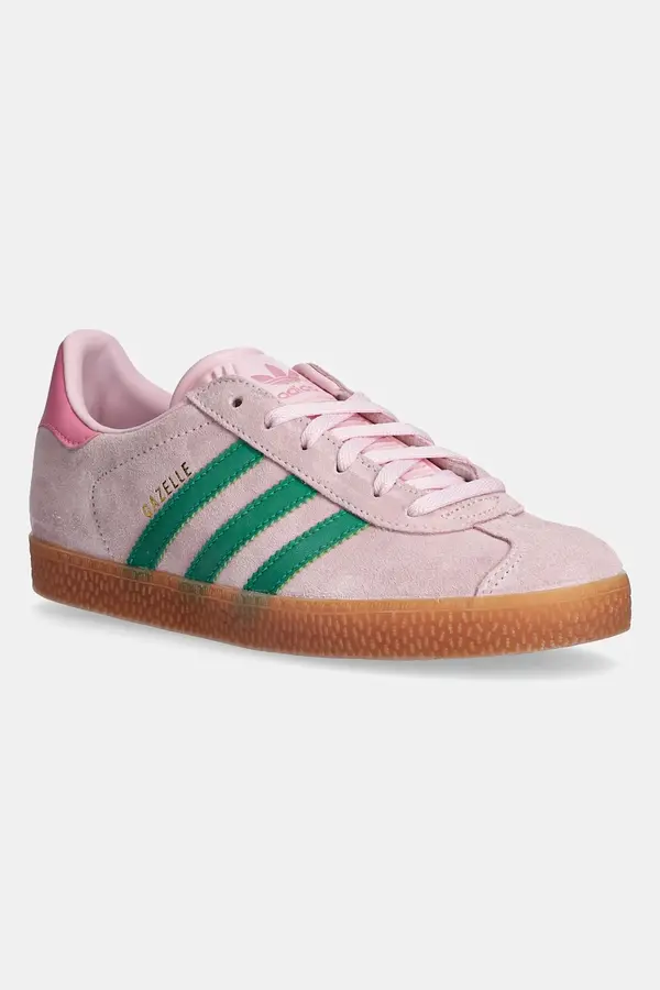 adidas Originals Dječje tenisice od brušene kože adidas Originals GAZELLE boja: ružičasta, JP7128