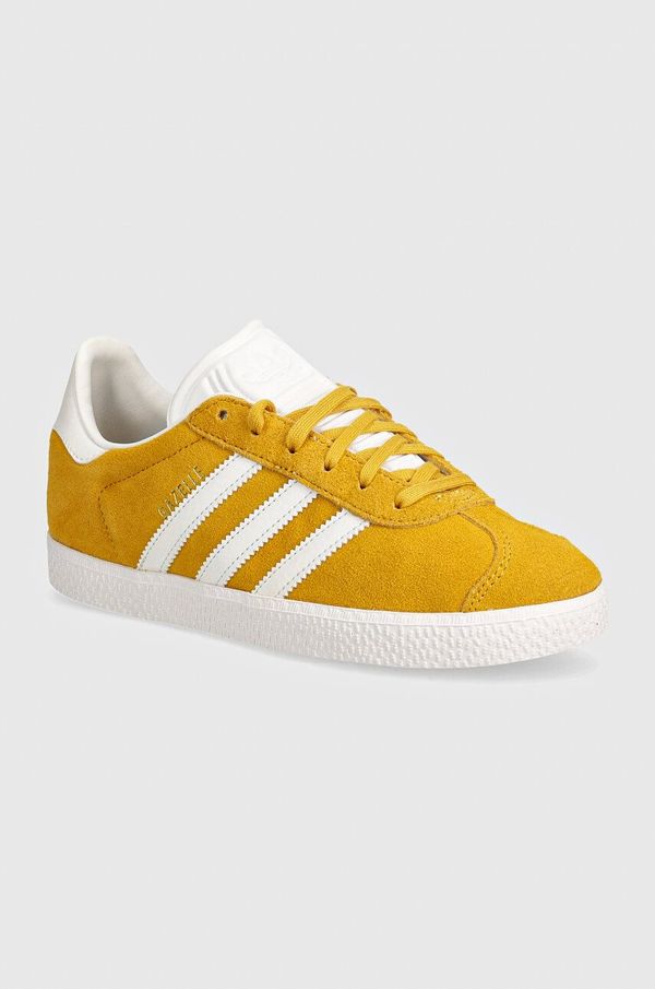 adidas Originals Dječje tenisice od brušene kože adidas Originals GAZELLE boja: žuta, IF9803