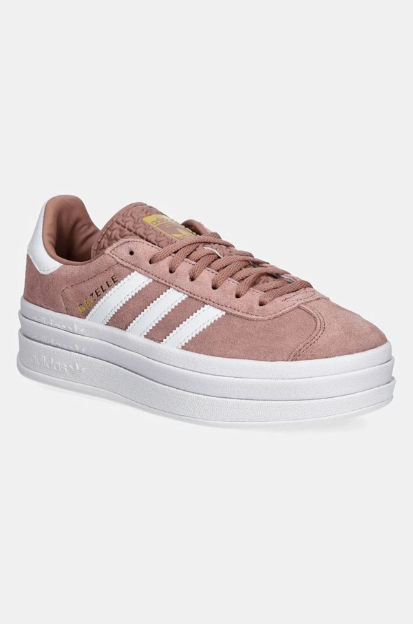 adidas Originals Dječje tenisice od brušene kože adidas Originals GAZELLE BOLD boja: narančasta, JQ7406