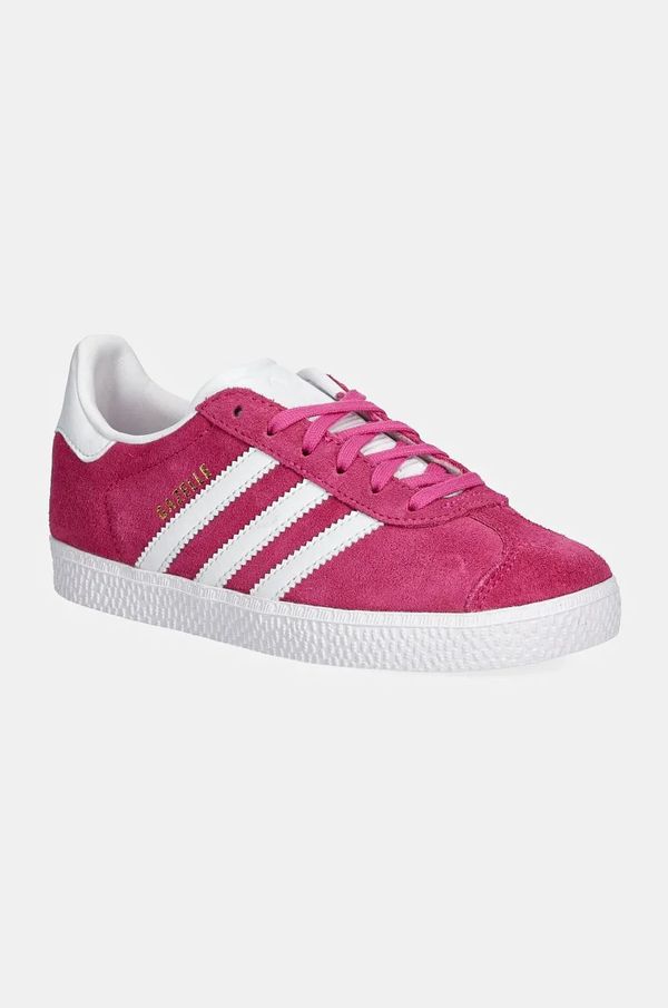 adidas Originals Dječje tenisice od brušene kože adidas Originals GAZELLE C boja: ružičasta, IF9806