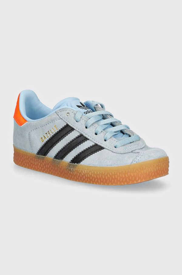 adidas Originals Dječje tenisice od brušene kože adidas Originals GAZELLE C ID6554