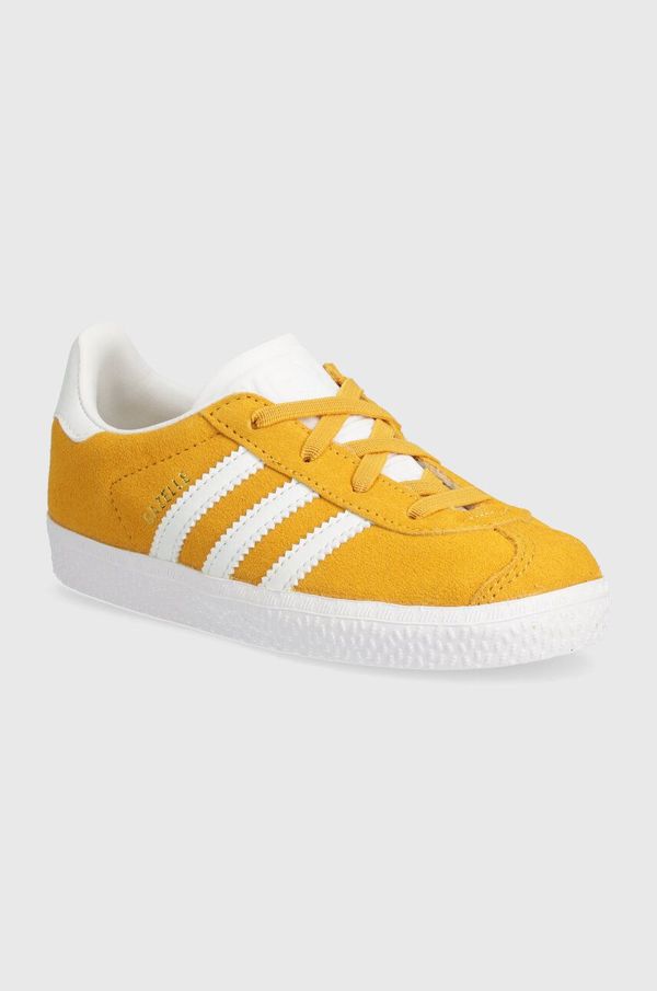 adidas Originals Dječje tenisice od brušene kože adidas Originals GAZELLE CF EL boja: žuta, IH0361