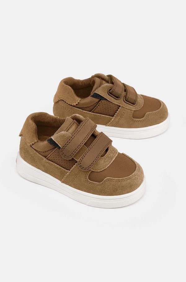 Mayoral Dječje tenisice od brušene kože Mayoral boja: smeđa, 42520