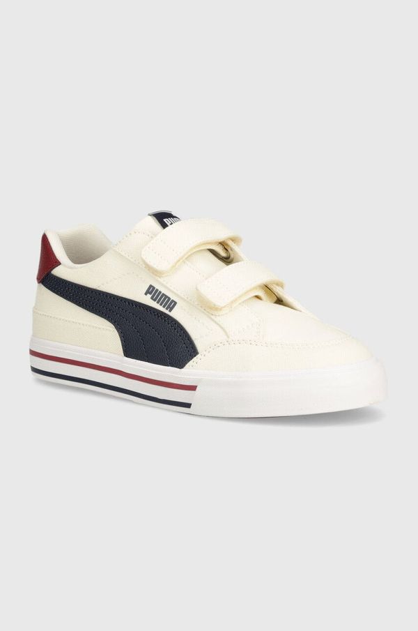 Puma Dječje tenisice Puma Court Classic Vulc FS V PS boja: bež