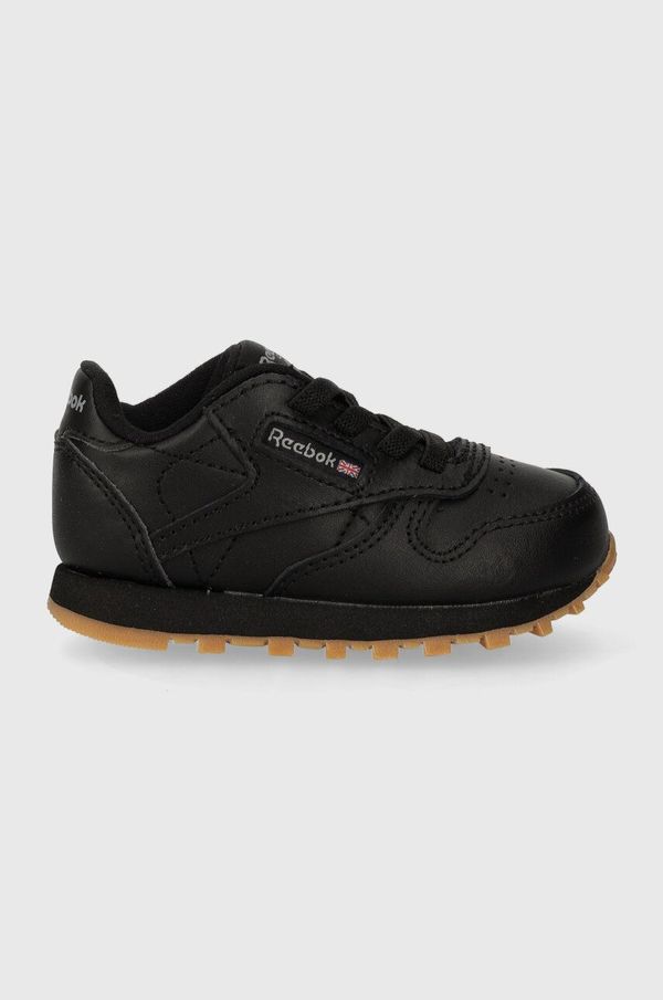Reebok Classic Dječje tenisice Reebok Classic CL LTHR boja: crna