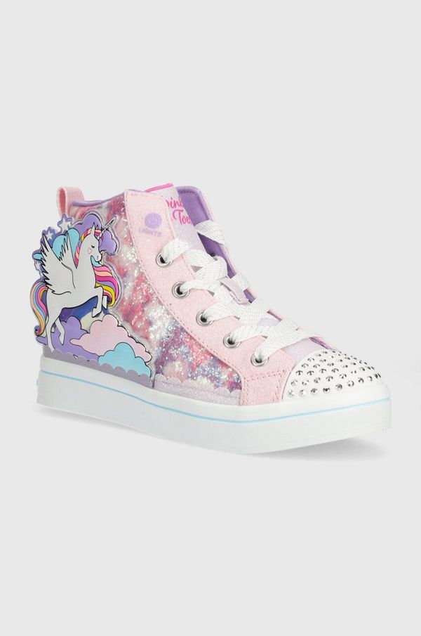 Skechers Dječje tenisice Skechers TWI-LITES 2.0 ENCHANTED UNICORN boja: ružičasta