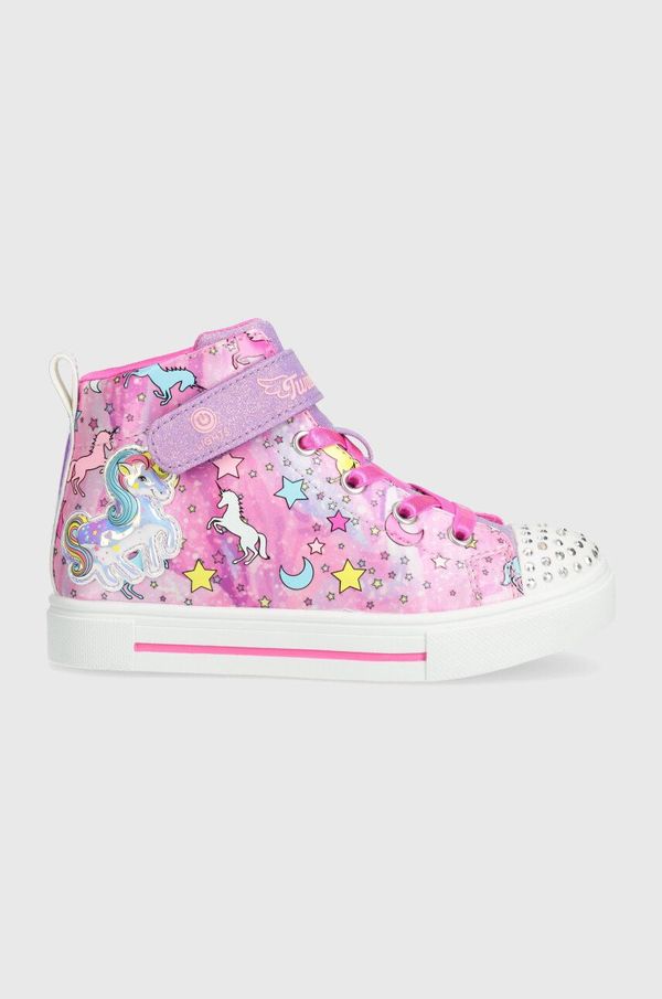 Skechers Dječje tenisice Skechers TWINKLE SPARKS UNICORN DAYDREAM boja: ružičasta