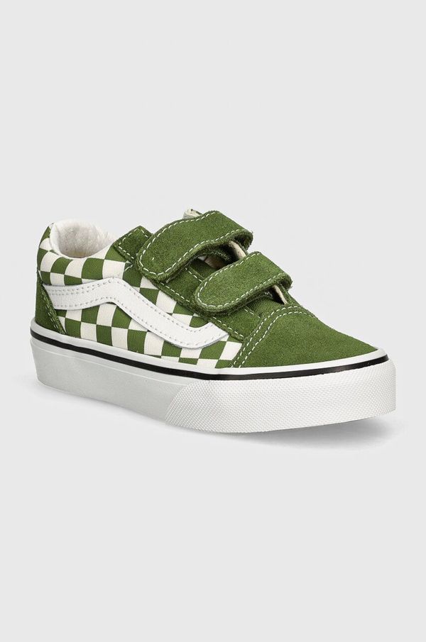 Vans Dječje tenisice Vans Old Skool boja: zelena, VN000CYWCIB1
