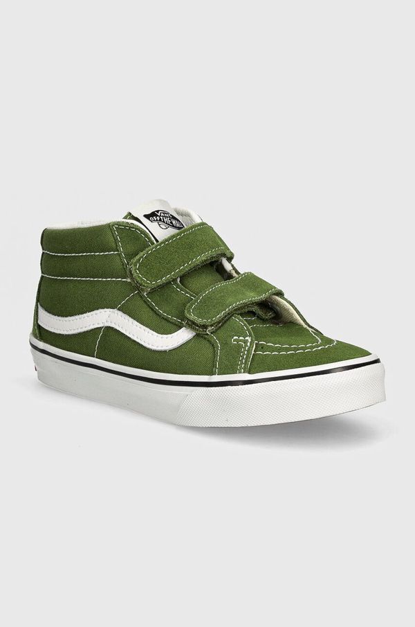 Vans Dječje tenisice Vans SK8-Mid Reissue boja: zelena, VN000CYFCIB1