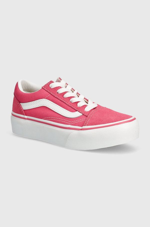 Vans Dječje tenisice Vans UY Old Skool Platform boja: ružičasta