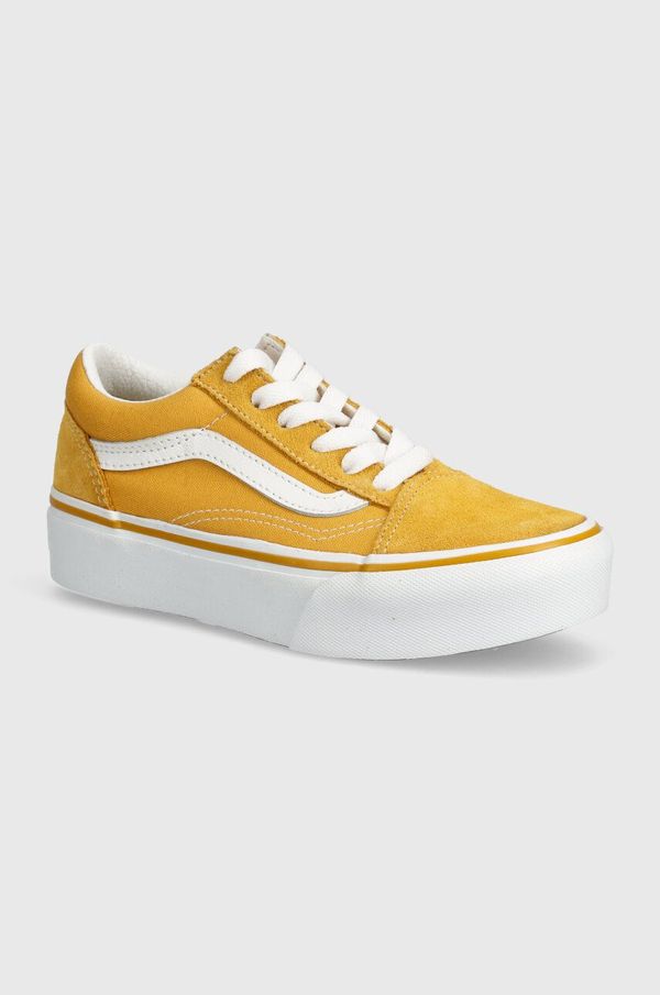 Vans Dječje tenisice Vans UY Old Skool Platform boja: žuta