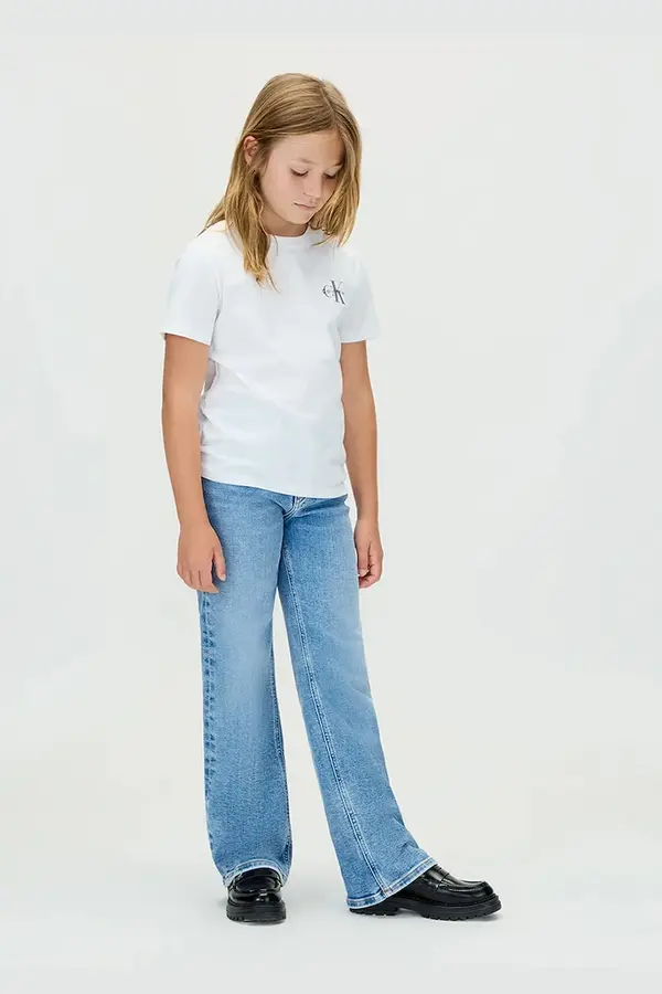 Calvin Klein Jeans Dječje traperice Calvin Klein Jeans HR WIDE