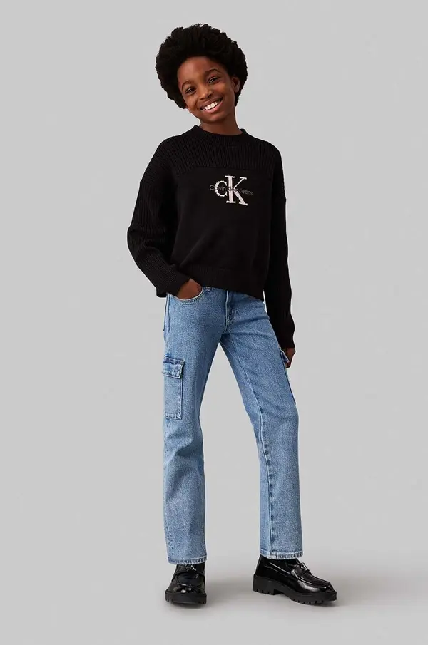 Calvin Klein Jeans Dječje traperice Calvin Klein Jeans MR STRAIGHT