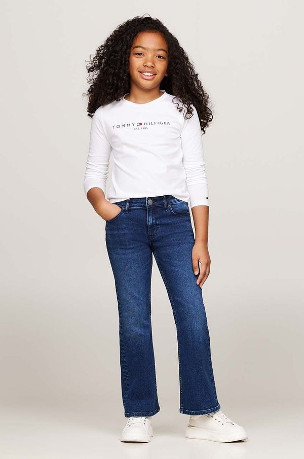 Tommy Hilfiger Dječje traperice Tommy Hilfiger FLARE KG0KG08011