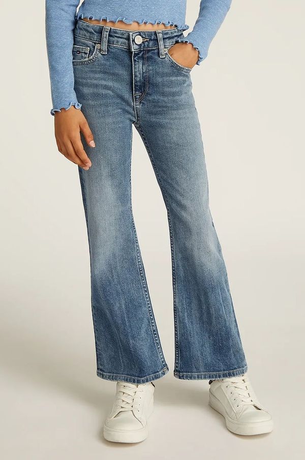 Tommy Hilfiger Dječje traperice Tommy Hilfiger FLARE KG0KG08276
