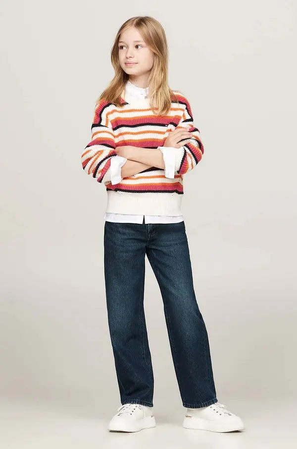 Tommy Hilfiger Dječje traperice Tommy Hilfiger GIRLFRIEND
