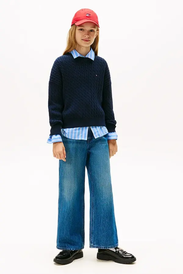 Tommy Hilfiger Dječje traperice Tommy Hilfiger MABEL