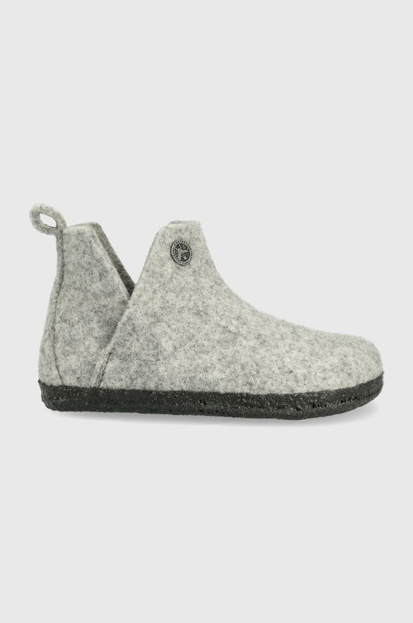 Birkenstock Dječje vunene papuče Birkenstock boja: siva
