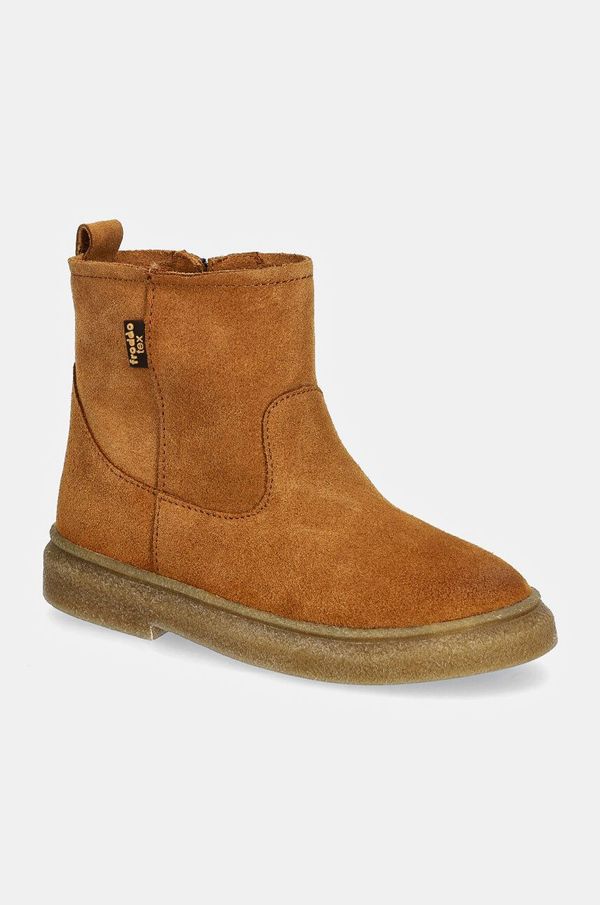 Froddo Dječje zimske cipele od brušene kože Froddo WRENY WOOL TEX boja: smeđa, G2160081