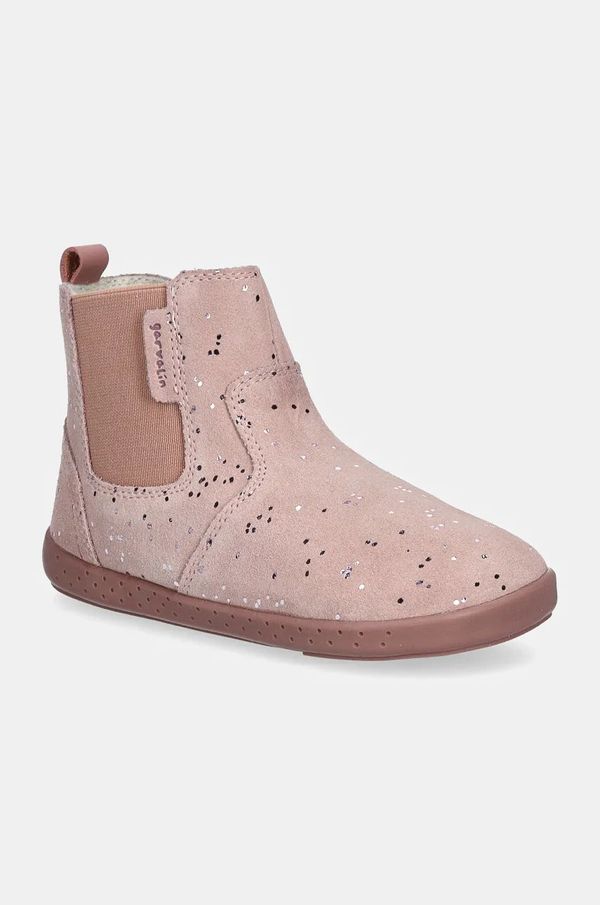 Garvalin Dječje zimske cipele od brušene kože Garvalin boja: ružičasta, 241303