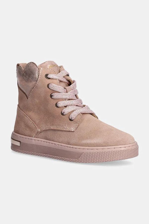 Primigi Dječje zimske cipele od brušene kože Primigi boja: narančasta, PYH 69308