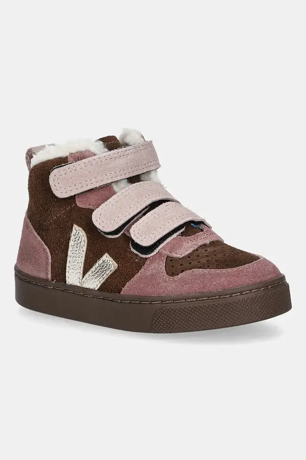 Veja Dječje zimske cipele od brušene kože Veja Small V-10 Mid Winter