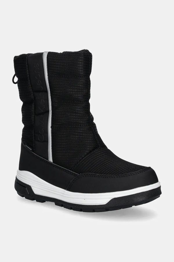 Calvin Klein Jeans Dječje zimske čizme Calvin Klein Jeans boja: crna, V3X5-82003