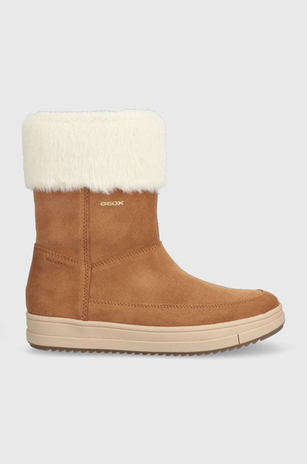 Geox Dječje zimske čizme Geox Rebecca boja: smeđa