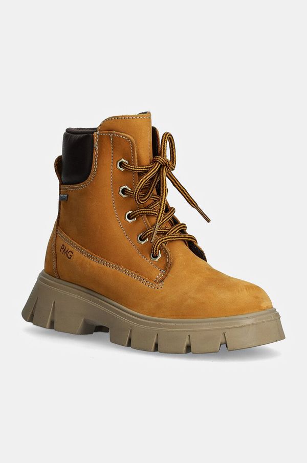 Primigi Dječje zimske čizme od nubuka Primigi boja: žuta, PNDGT 68772