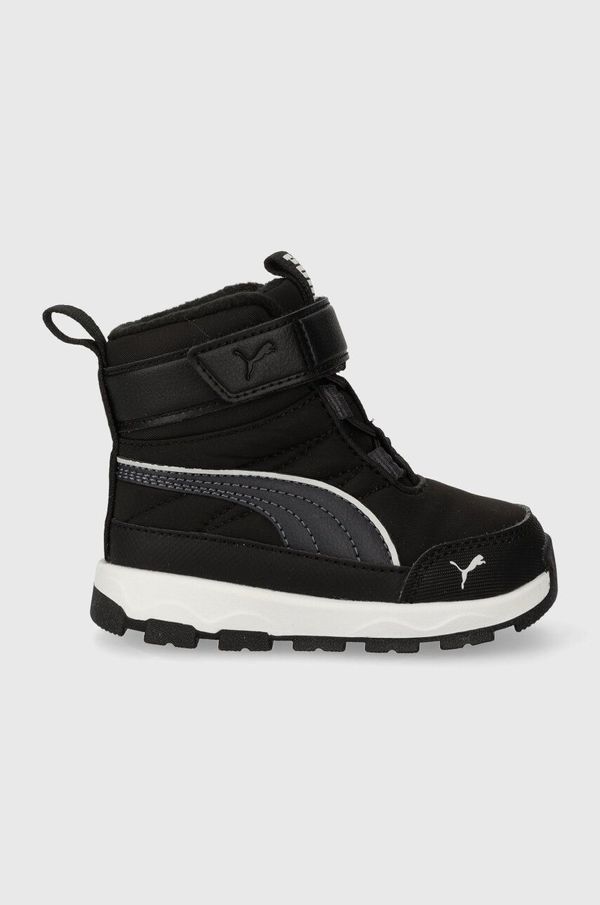 Puma Dječje zimske čizme Puma Evolve Boot AC+ Inf boja: crna