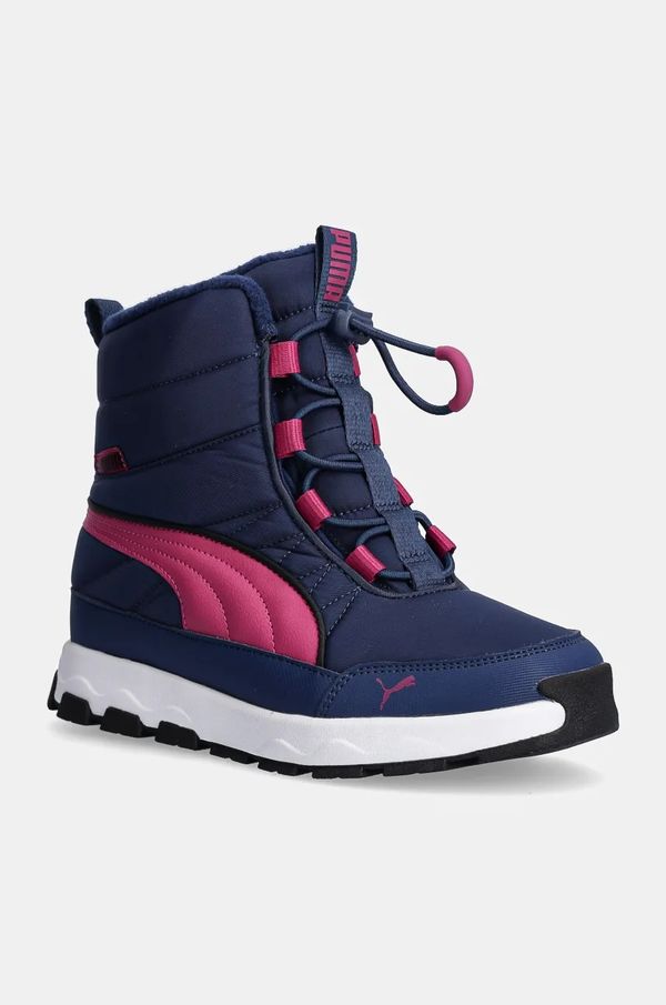 Puma Dječje zimske čizme Puma Evolve Boot Jr boja: tamno plava
