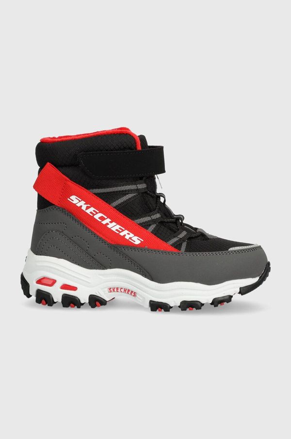 Skechers Dječje zimske čizme Skechers D LITES boja: siva